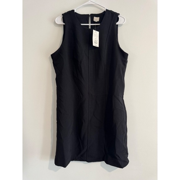 a new day Dresses & Skirts - A New Day Sleeveless Shift Dress Women 16 Black NWT Little Capsule Minimalist